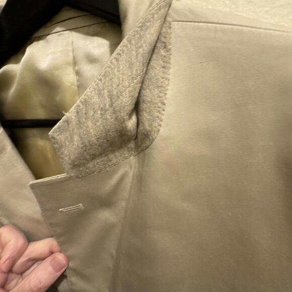 Theory Men's 100% Cotton 2-Button Jacket Blazer Khaki/Tan • 44 R EXCELLENT COND! - Picture 9 of 9